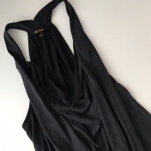 Ella Moss Black Racerback Tank Top Medium
